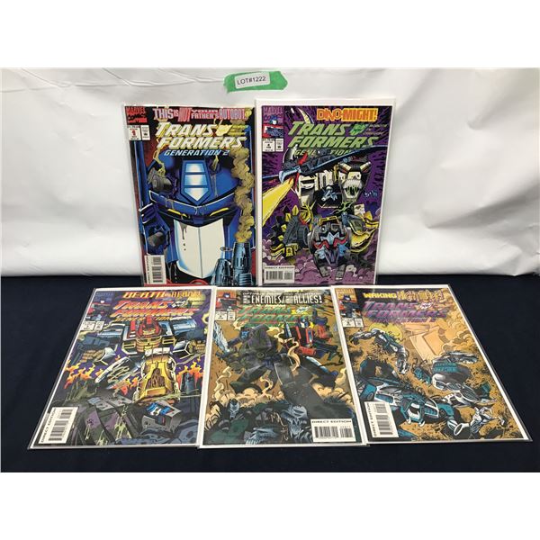 Transformers Generation 2 #1,4,7-9 (1993)