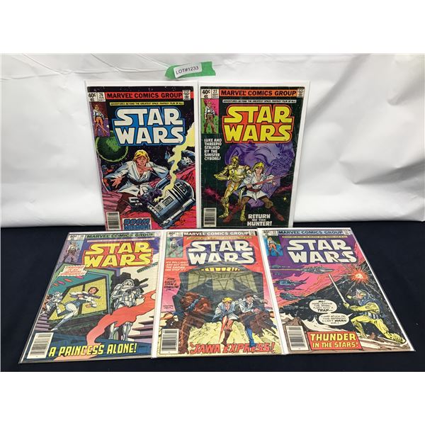 Star Wars #26(NEWS),#27(NEWS),#30(NEWS),#32NEWS),#34 (1978)