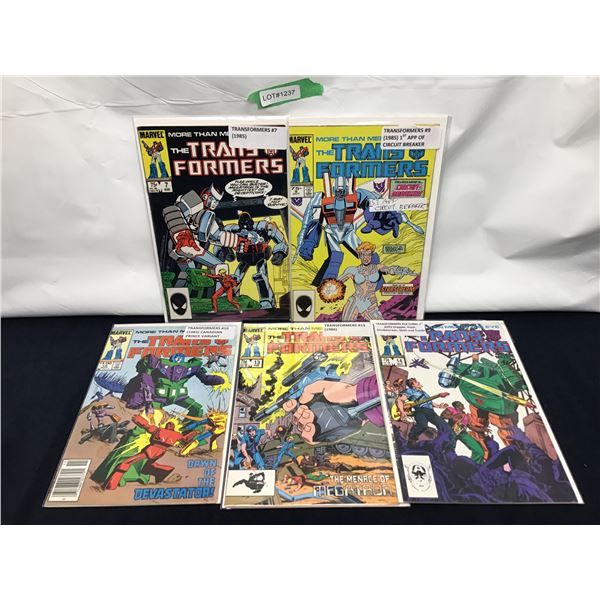 Transformers #7, 9(KEY), 10(KEY/CPV), 13, 14(KEY) (1984)