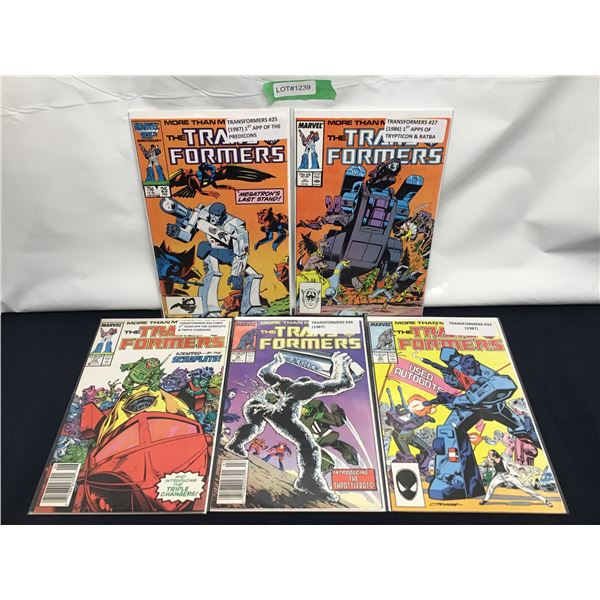 Transformers #25, #27(KEY), #29(KEY/CPV),  #30(NEWS), #32