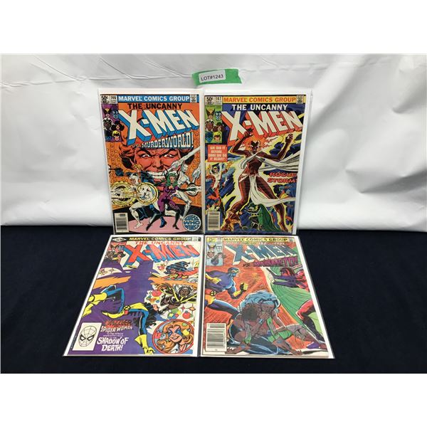 The Uncanny X-Men #146(NEWS), #147(NEWS), #148(KEY), #150(NEWS)