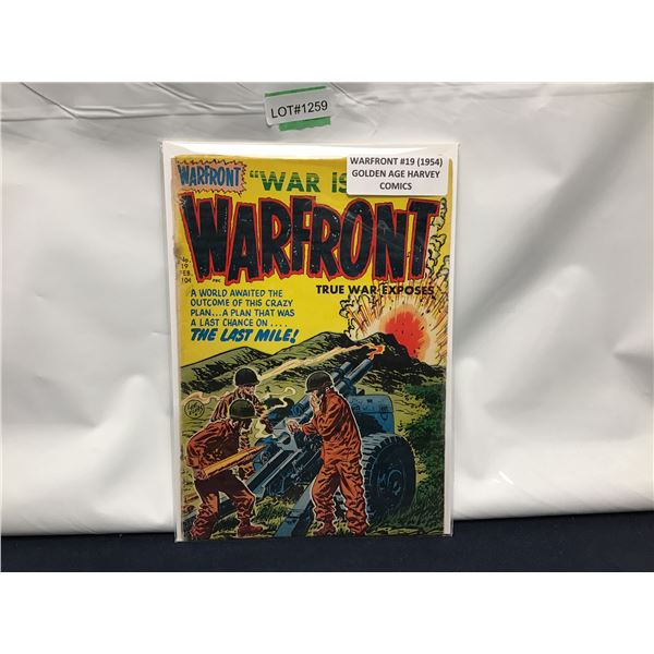 Warfront #19 (1954) "War is Hell" Golden Age
