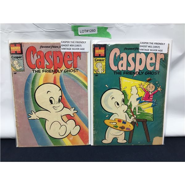 Casper the Friendly Ghost #59, #61 (1957) Early Silver Age