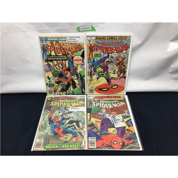 The Amazing Spider-man #161(KEY), #177, #190, #197 (1976)