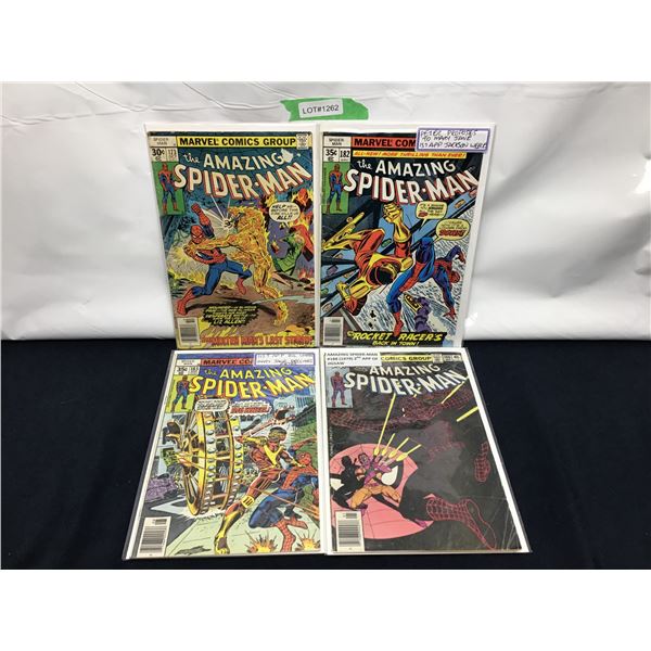 The Amazing Spider-man #173, #182(KEY), #183(KEY), #188(KEY) (1976)