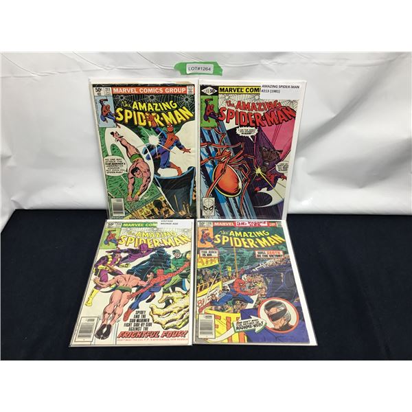 The Amazing Spider-man #211(NEWS), #213, #214(NEWS), #216(KEY/NEWS) (1980)