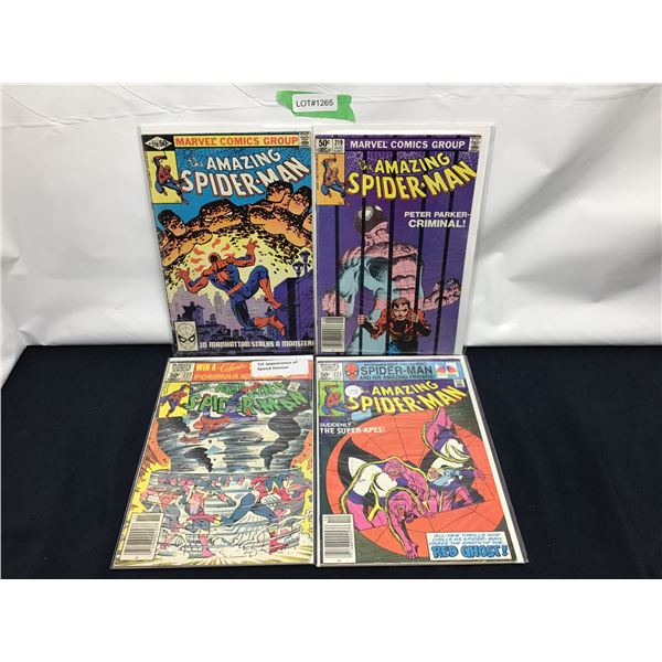 The Amazing Spider-man #218, #219(NEWS), #222(NEWS), #223(NEWS) (1976)