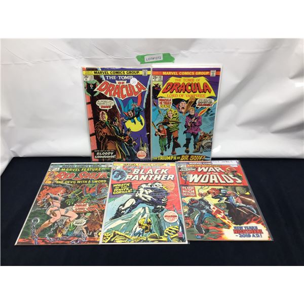 Assorted Marvel Comics Containing  "Marvel Value Stamps"