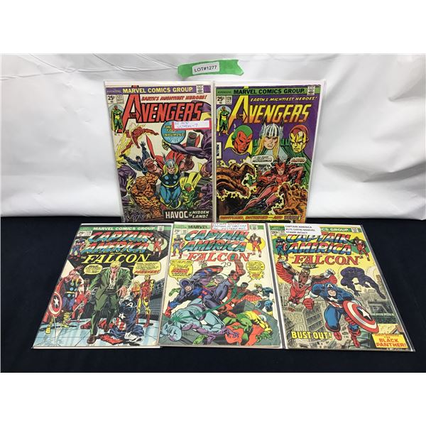 Assorted Marvel Comics Containing  "Marvel Value Stamps"