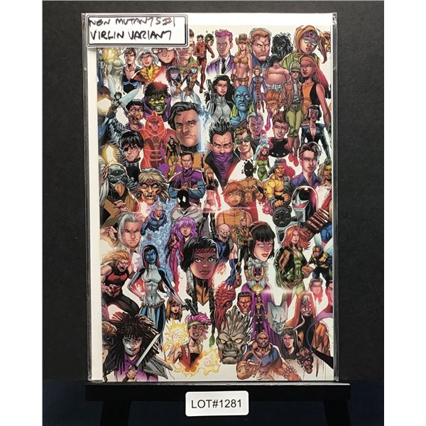 The New Mutants #1 (2019) Mark Bagley - Every Mutant Connecting, Virgin Variant