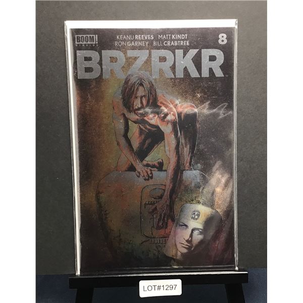 BRZRKR #8 (2022) - Aaron Campbell - Foil Variant, Keanu Reeves