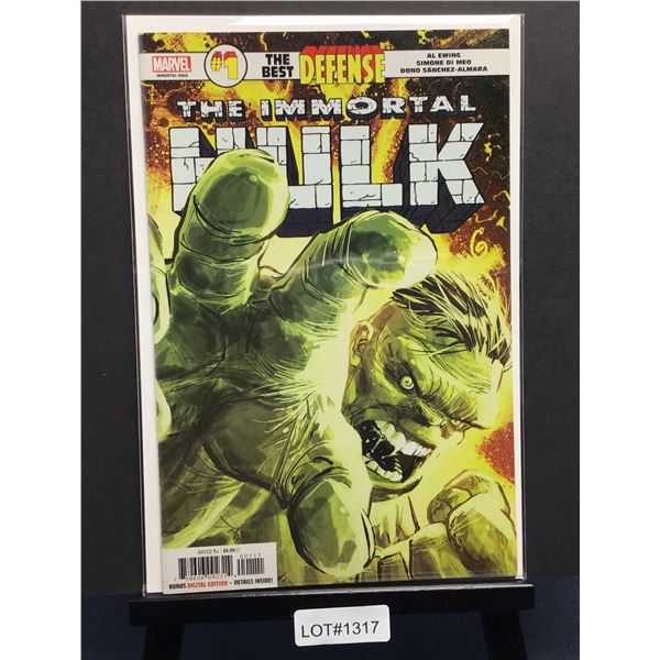 The Immortal Hulk: Best Defence #1 (2018) Ron Garney Cover