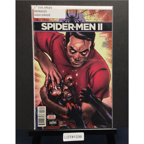 Spider-Men #3 (2017) Sara Pichelli Cover,  1st Evil Miles Morales