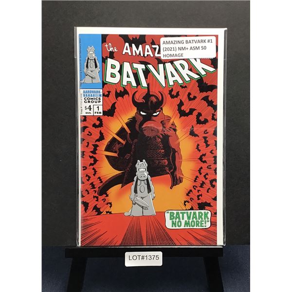 The Amazing Batvark #1 (2021) Limited to 2339 copies, Dave Sim ASM#50 Homage