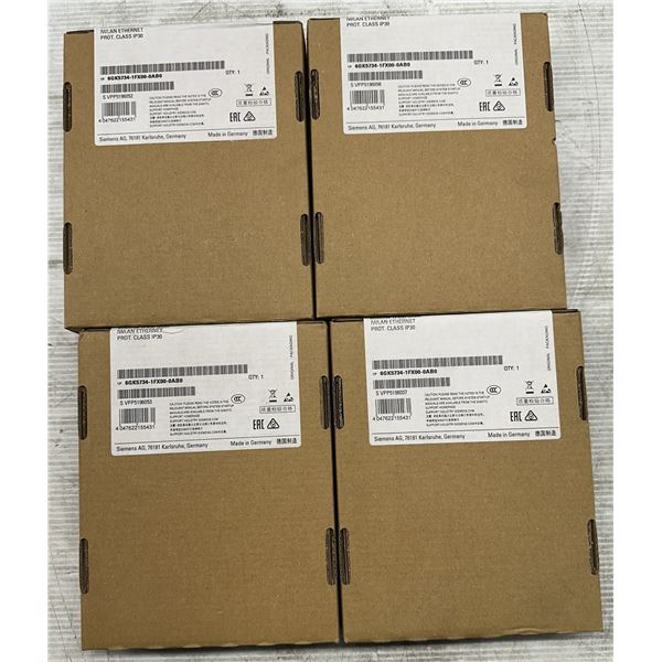 (4) Siemens #6GK5734-1FX00-0AB0 Scalance W734-1 RJ45 Client Modules