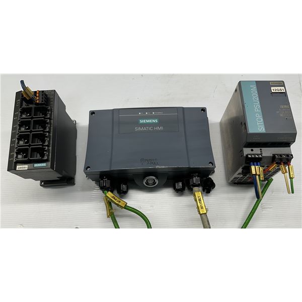 Lot of (3) Siemens Ethernet & Power Supply Items