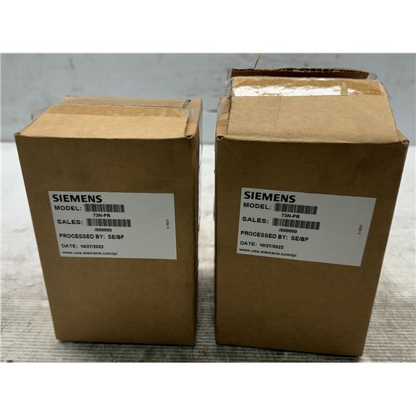 (2) Siemens #73N-FR Valve Positioners