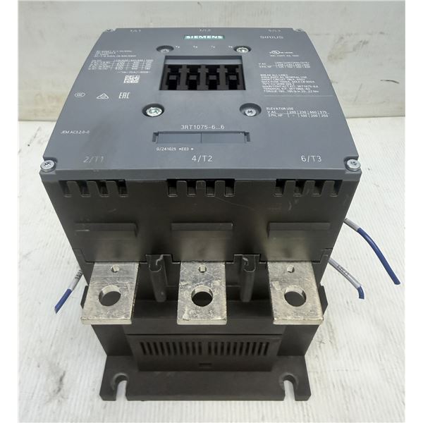 Siemens #3RT1075-6AF36 Sirius Power Contactor