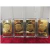 Image 1 : 4 Gold Plated Bars with 2024 American President Images