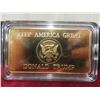 Image 3 : 4 Gold Plated Bars with 2024 American President Images