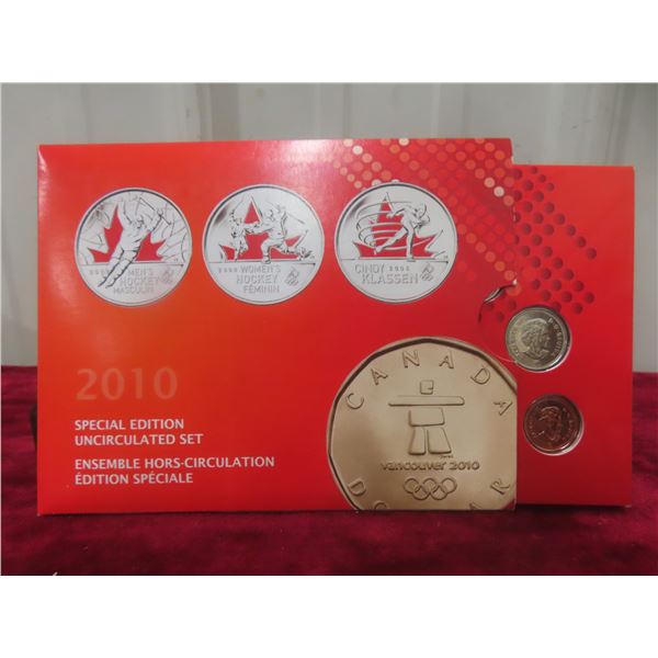 2010 Vancouver Olympics Uncirculated Coin Set