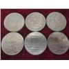 Image 1 : 6 Canadian $1 Coins: 1968, 1970 (x2), 1982 (x3)