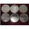 Image 1 : 6 Canadian $1 Coins: 1973, 1974, 1982 (x4)