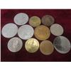 Image 1 : Lot of 11 Tokens and Medallions