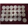 Image 1 : 24 Canadian Nickels, Mostly 1960s, Includes 1947
