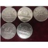 Image 7 : 24 Canadian Nickels, Mostly 1960s, Includes 1947