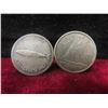 Image 5 : 1954 Canadian 25¢ Coin, 1963 and 1967 10¢ Coins