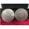 Image 1 : 1971 and 1976 U.S. $1 Coins