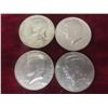 Image 1 : 4 U.S. Half Dollar Coins: 1968, 1971, 1976, and 1992