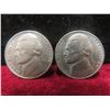 Image 6 : 6 U.S. 5¢ Coins: 1946, 1971, 1974, 1977, 1979, and 1994