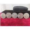 Image 1 : 5 x 1970 Canadian $1 Coins