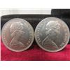 Image 5 : 5 x 1970 Canadian $1 Coins