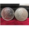 Image 7 : 5 x 1970 Canadian $1 Coins