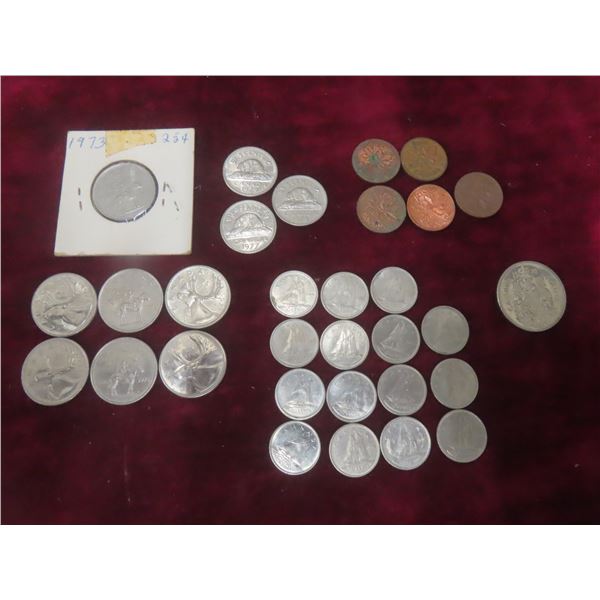 1970s Canadian Coin Collection