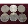 Image 1 : 6 x 1974 Canadian $1 Coins