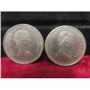 Image 5 : 6 x 1974 Canadian $1 Coins