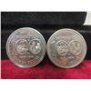 Image 6 : 6 x 1974 Canadian $1 Coins