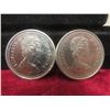 Image 7 : 6 x 1974 Canadian $1 Coins