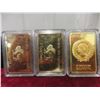 Image 5 : 8 Gold Plated Bars