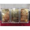 Image 4 : 9 Gold Plated Bars