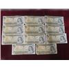 Image 1 : 11 x 1973 Canadian $1 Bills