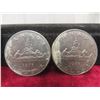 Image 3 : 6 x 1975 Canadian $1 Coins