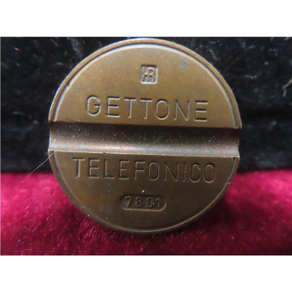 Italian "Gettone Telefonico" Payphone Token