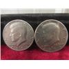 Image 11 : 5 x 1970s U.S. Kennedy Half Dollars, 2 x 1979 U.S. $1 Coins, and U.S. Buffalo Nickel (1928?)