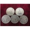 Image 7 : 5 x 1970s U.S. Kennedy Half Dollars, 2 x 1979 U.S. $1 Coins, and U.S. Buffalo Nickel (1928?)