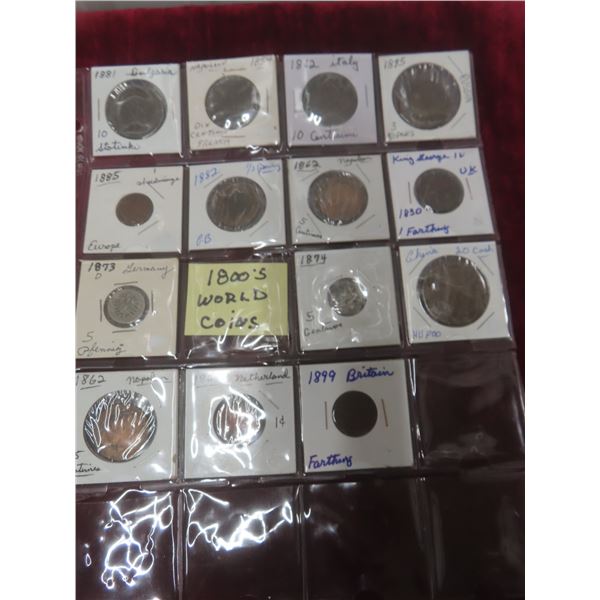 1800s World Coins